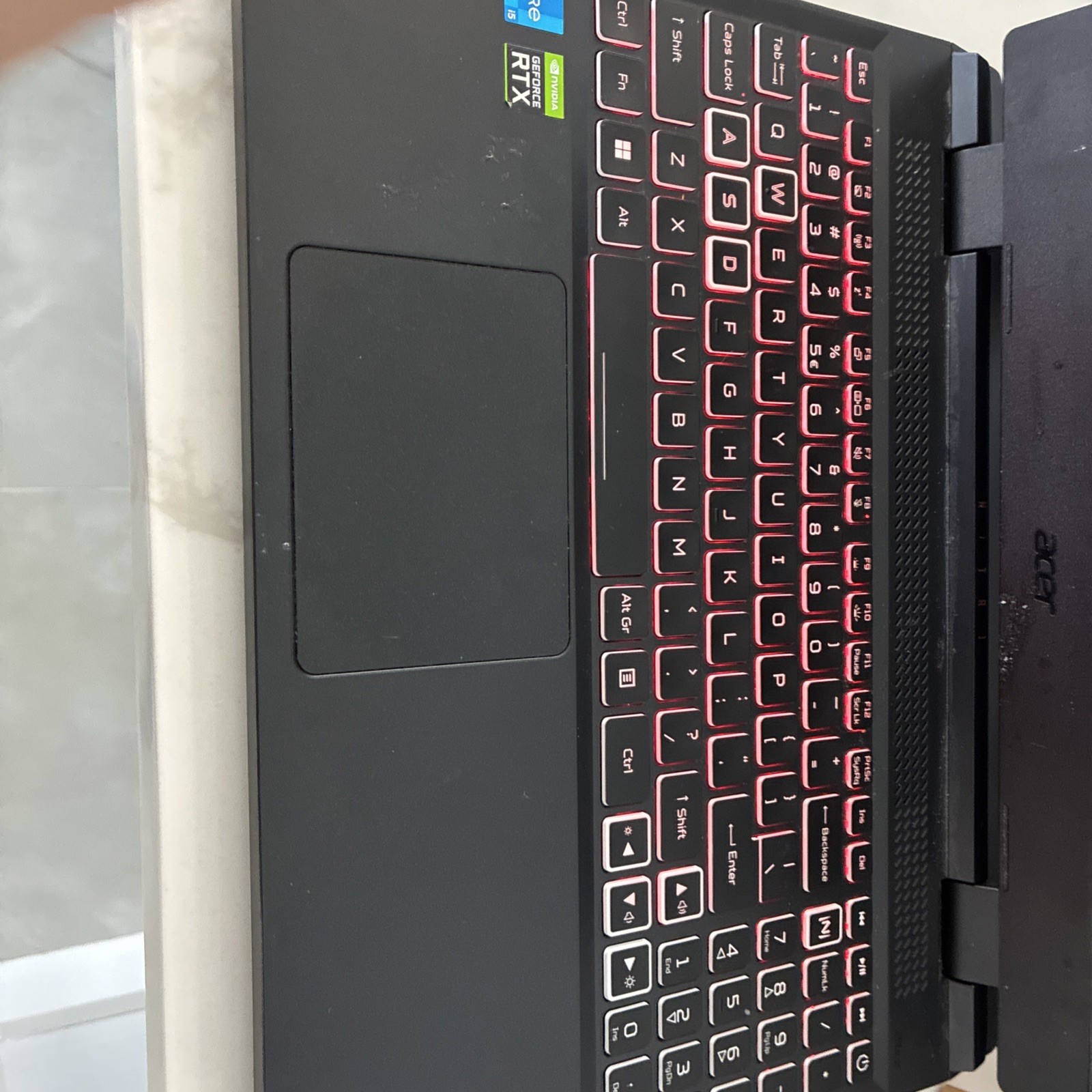 Acer Nitro 5 15.1in Gaming Laptop i7 12th Gen FHD SSD Backlit Black