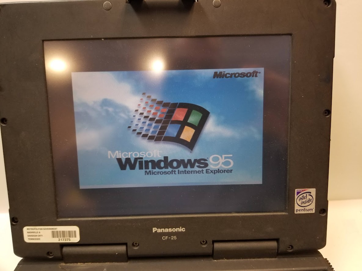 Panasonic Toughbook CF-25 Vintage Laptop FOR MOTOROLA PROGRAMMING OLD RADIOS