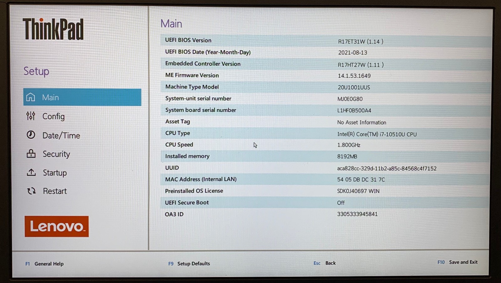 Lenovo ThinkPad L14 Gen 1 14″ Laptop i7-10510U, No RAM/Storage, Remote Managed