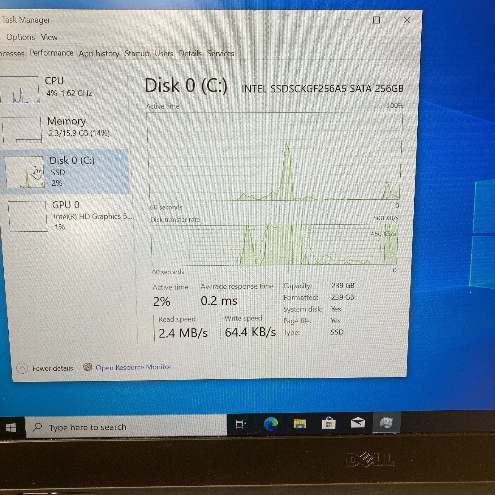 Dell Latitude E7470 14″ FHD i7-6600U@2.6GHz 16GB RAM 256GB SSD Windows 11