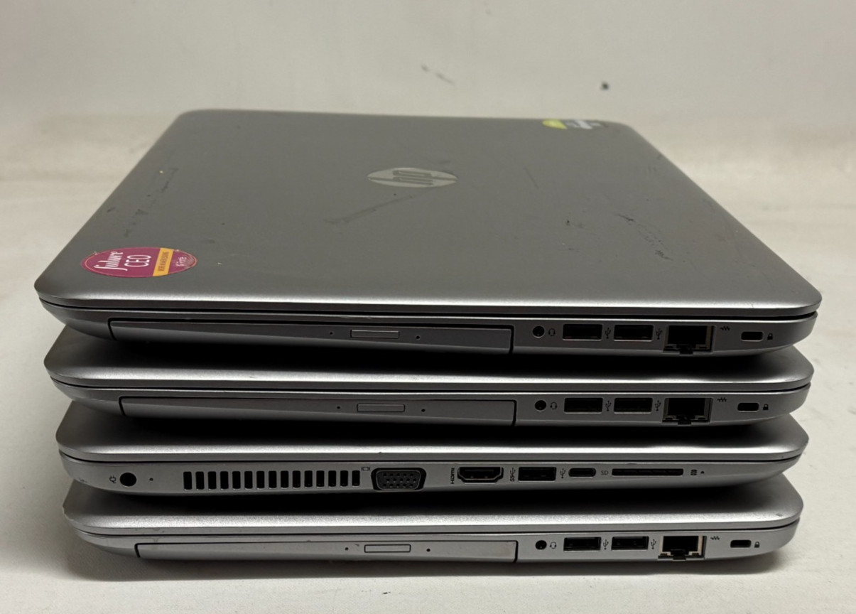 HP ProBook 450 G4 15.6″ (Mixed CPU – 8GB RAM – NO OS/HDD) – Lot of 4