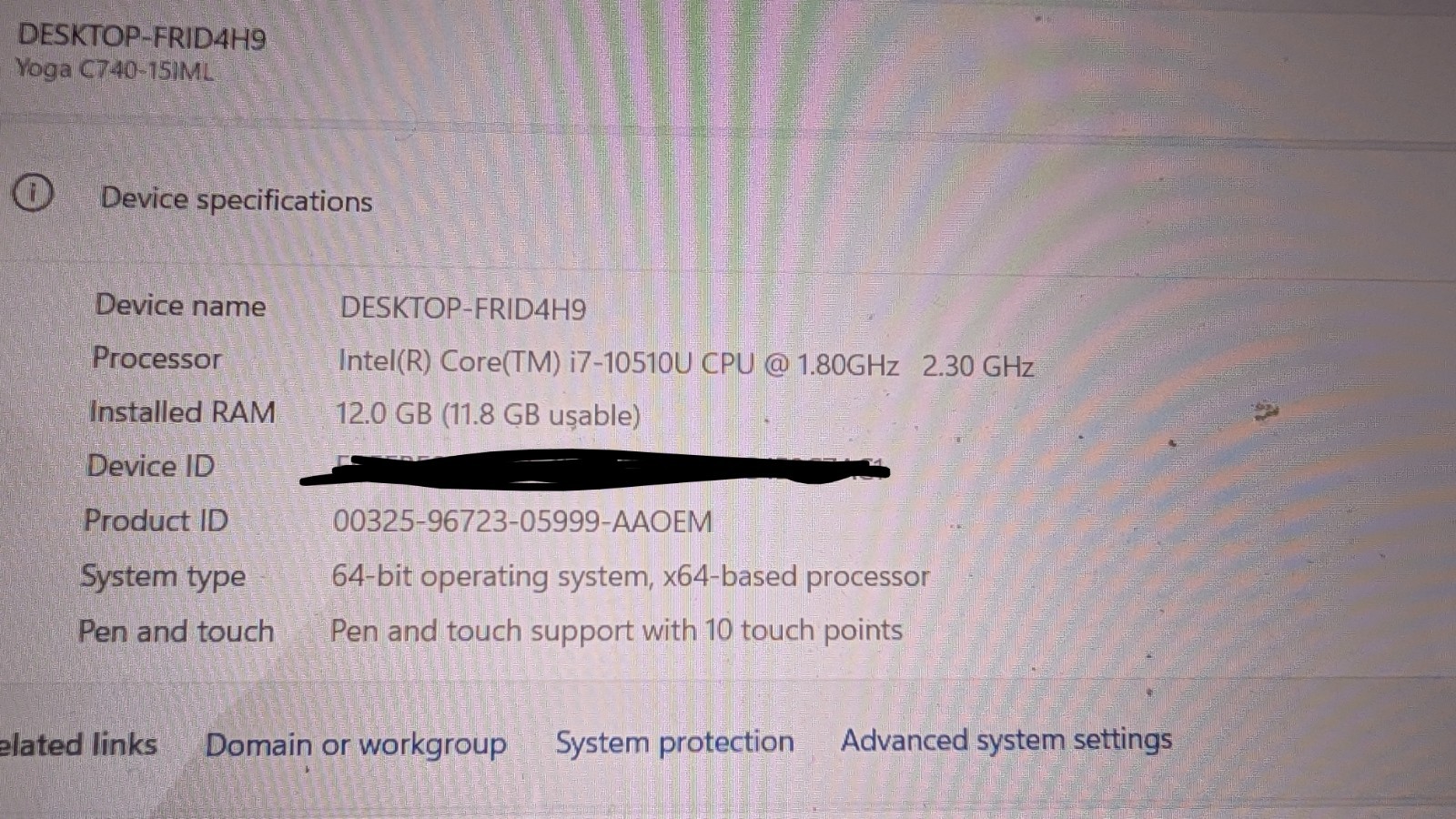 Lenovo Yoga Convertible 2-in-1 Laptop Intel Core i7 Silver Dolby Atmos