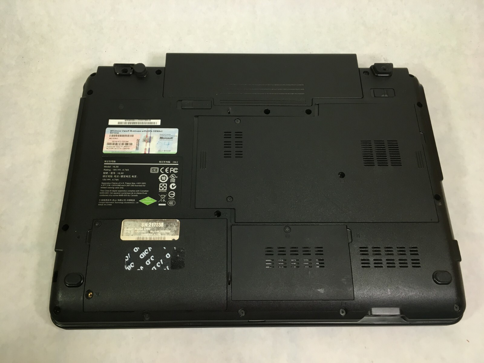 Nexlink HL90 15.4″ Laptop Intel Core 2 Duo T9400 2.53GHZ 4GB RAM -READ -RR