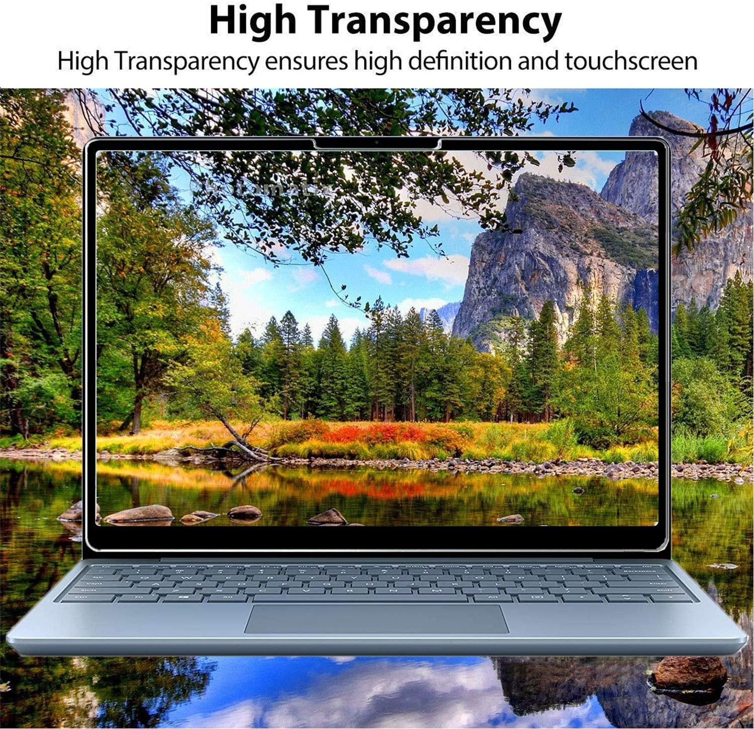 Glass Screen Protector for Surface Laptop Go – 12.4″, Tempered Glass, 9H Hardnes