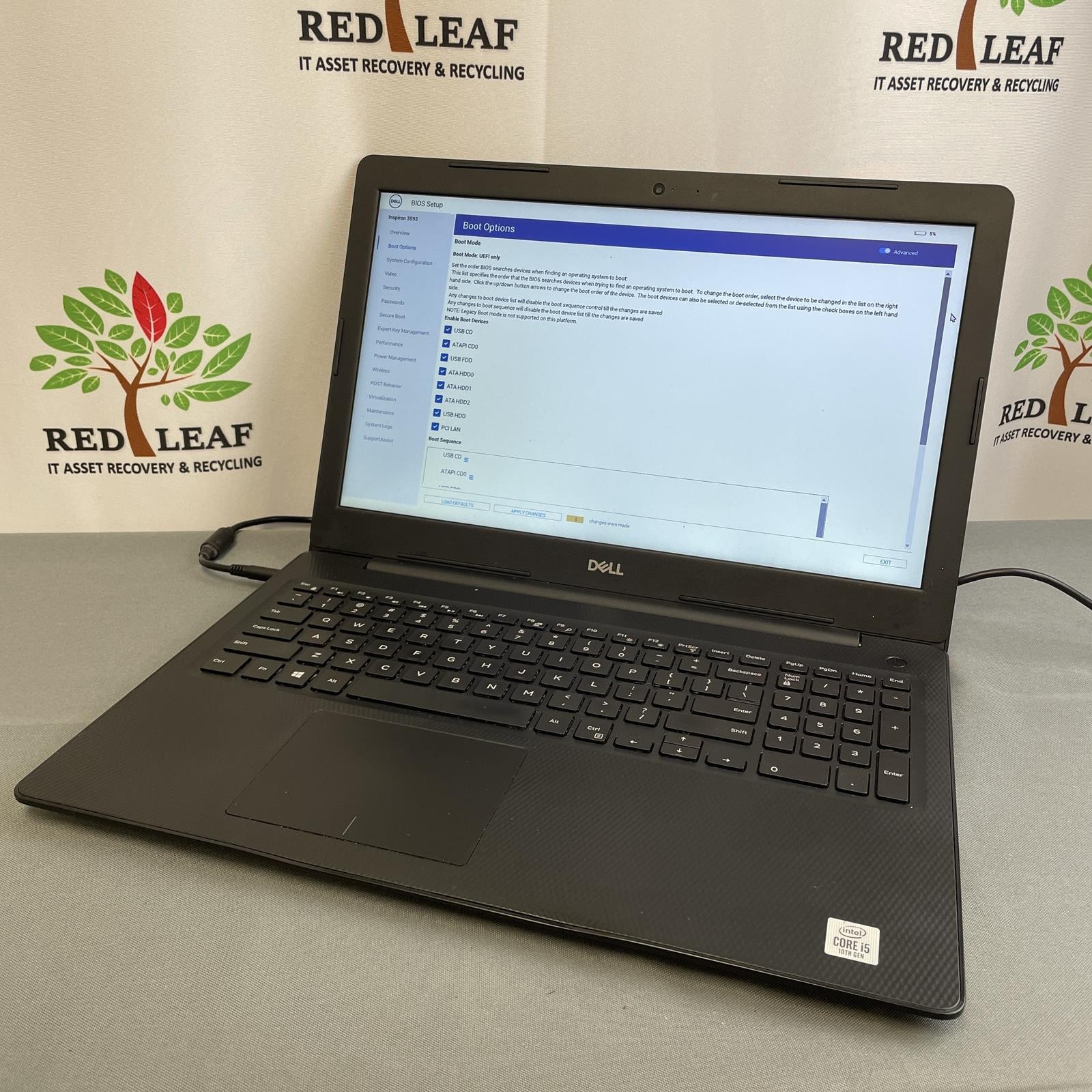 Dell Inspiron 3593 15.6 in, Core i5-1035G1 8 GB RAM No SSD | Bad Battery (READ)