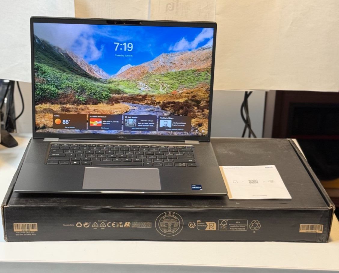 Dell NEW Latitude 7640 16″ Laptop 13th GEN i7-1365U 32GB Ram 512GB SSD W11PRO