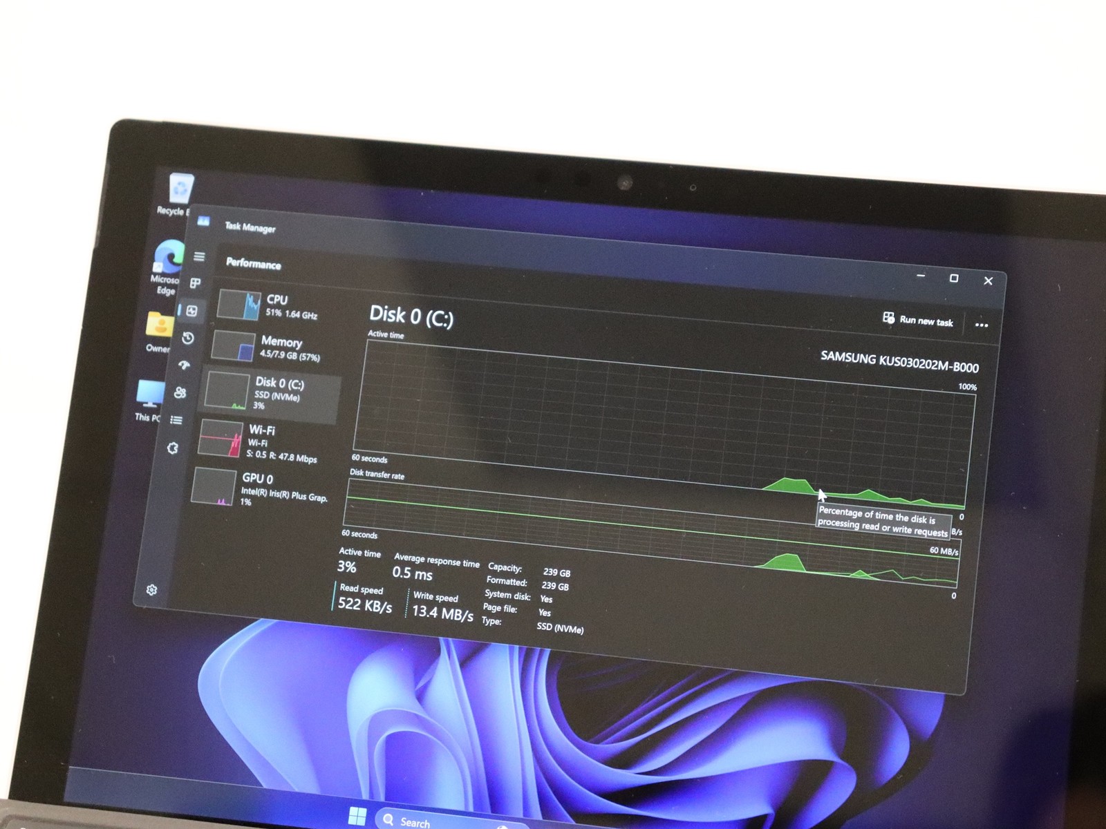 Microsoft Surface Pro 12.3″ 1796 i7-7660U 8GB 256GB NVMe Windows 11 Pro