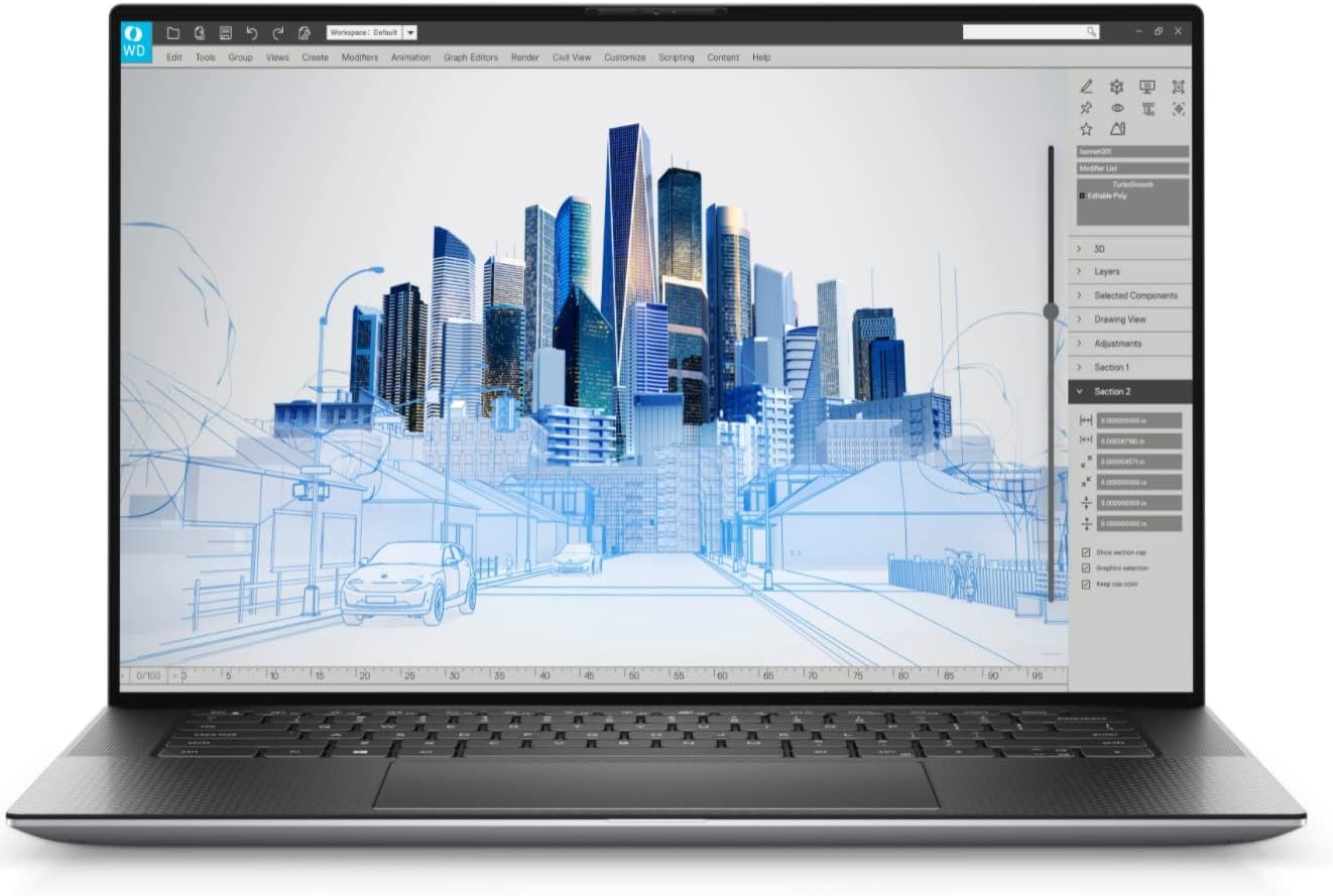 Dell Precision 5560 15.6″ Workstation i7-11850H 2.5GHz 32GB 512GB SSD RTX A2000