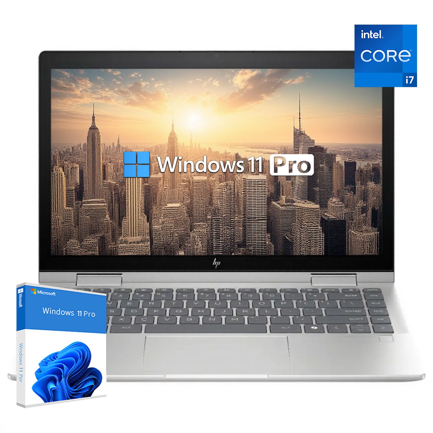 HP 15.6″ FHD Touch Laptop 10 Core Intel i7-1355U 32GB RAM 1TB SSD with Win Pro