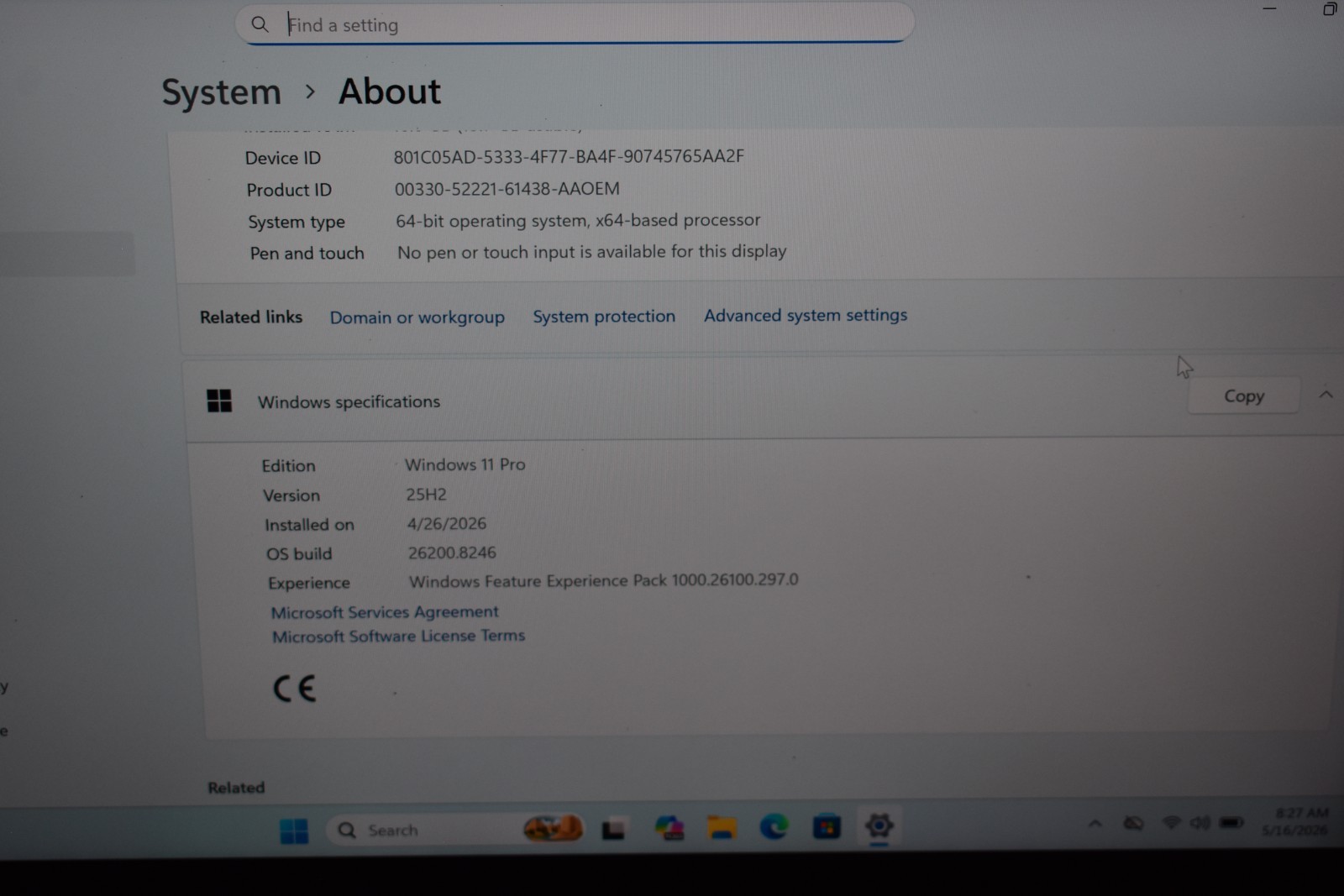 Lenovo Thinkpad T490 Quad Core i7-8565U 16GB RAM 512GB SSD 2560×1440 QHD Win 11