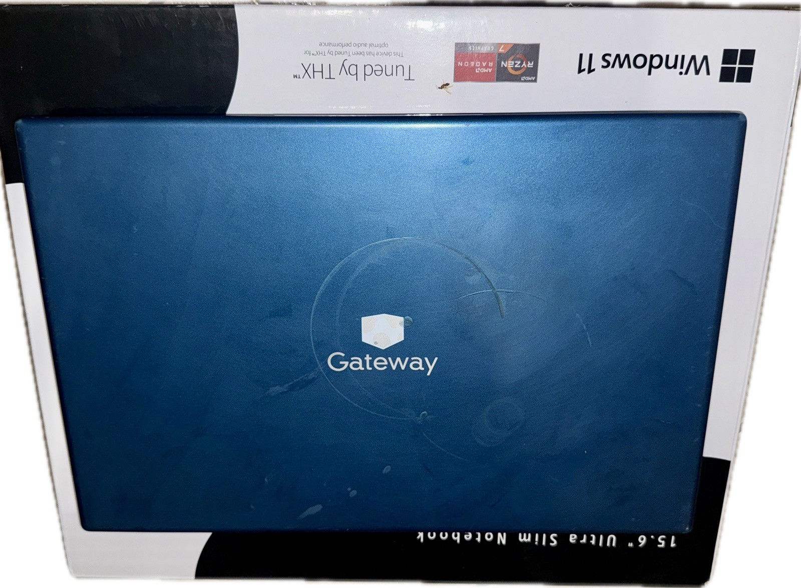 Laptop, Gateway GWNR71517-BL, Ryzen 7 3700U, 512 GB SSD, 8 GB, 15.6 in Screen