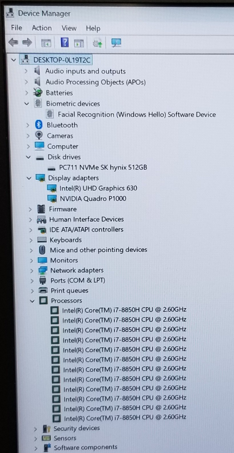 HP ZBook 15 G5 15″ Laptop i7-8850H 2.6GHz 32GB RAM 512GB NVMe QUADRO P1000 W11P