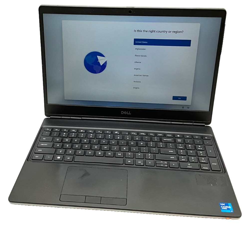 DELL Precision 7560 i7-11850H 2.50g 32GB 1TB T1200 15.6″ WIN11 *READ* 88LM6M3