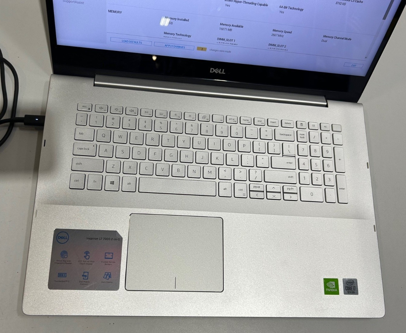 Dell Inspiron 17.3″ FHD 7791 2-in-1 Laptop Win11H i7-10510U 16GB 512GBSSD NVIDIA