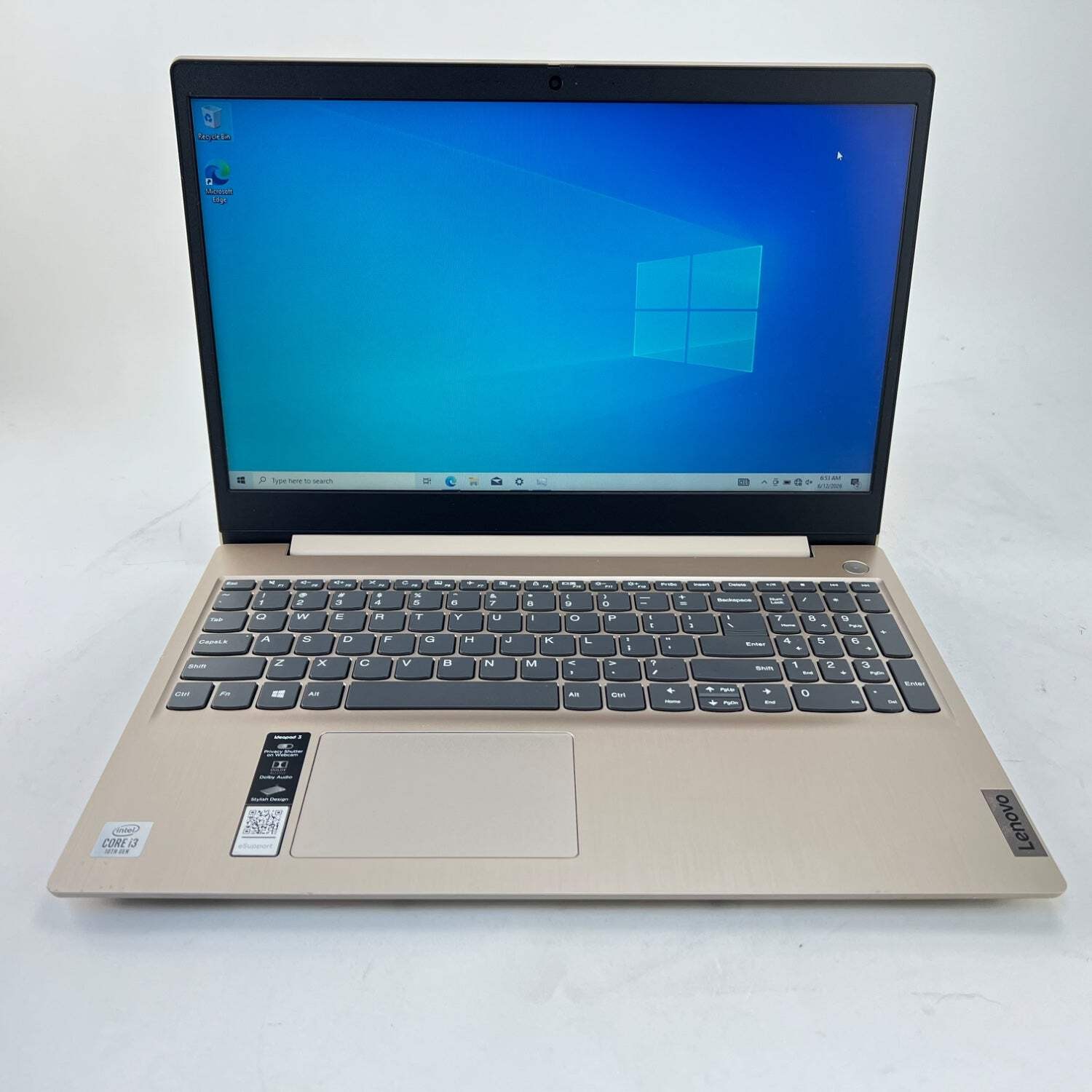 Lenovo IdeaPad 3 I5IIL05 15.6″ i3-1005G1 1.2GHz 4GB RAM 128GB SSD