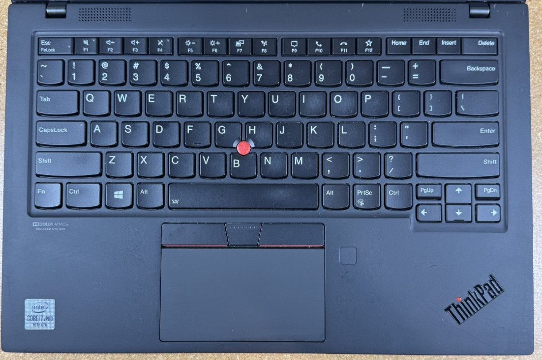 Lenovo X1 Carbon Gen 8 i7-10610U 16GB 512GB SSD Win 11 Pro White Spot