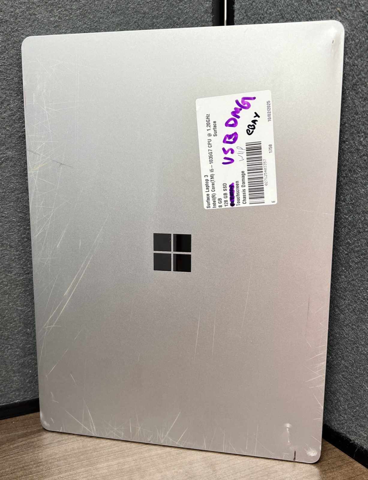 Microsoft Surface Laptop 3 i5-1035G7 8GB RAM 128GB SSD *See Description