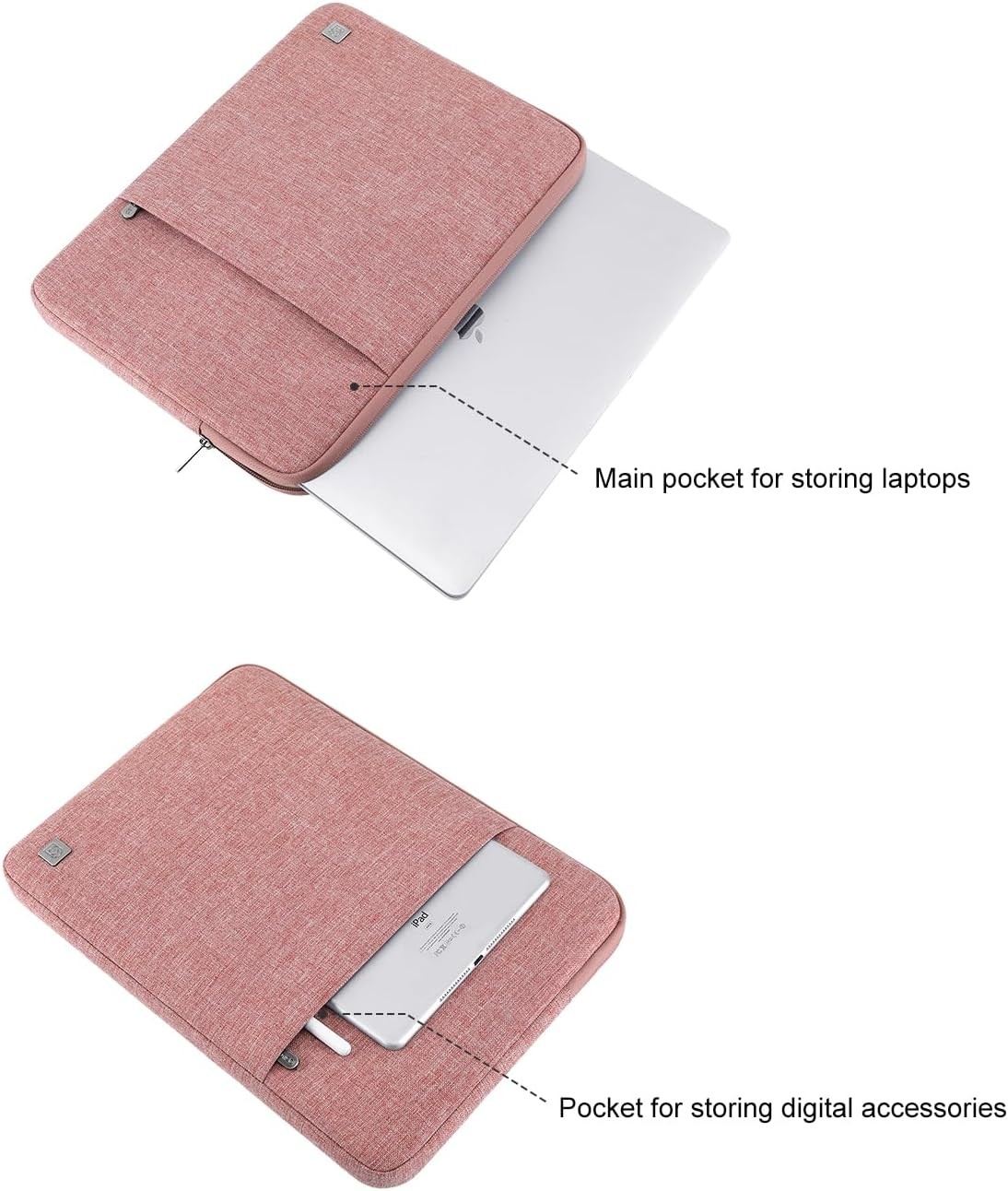 16 Inch MacBook Pro Case Sleeve Bag for M4/M3/M2/M1 Pro/Max, Compatible with 15.