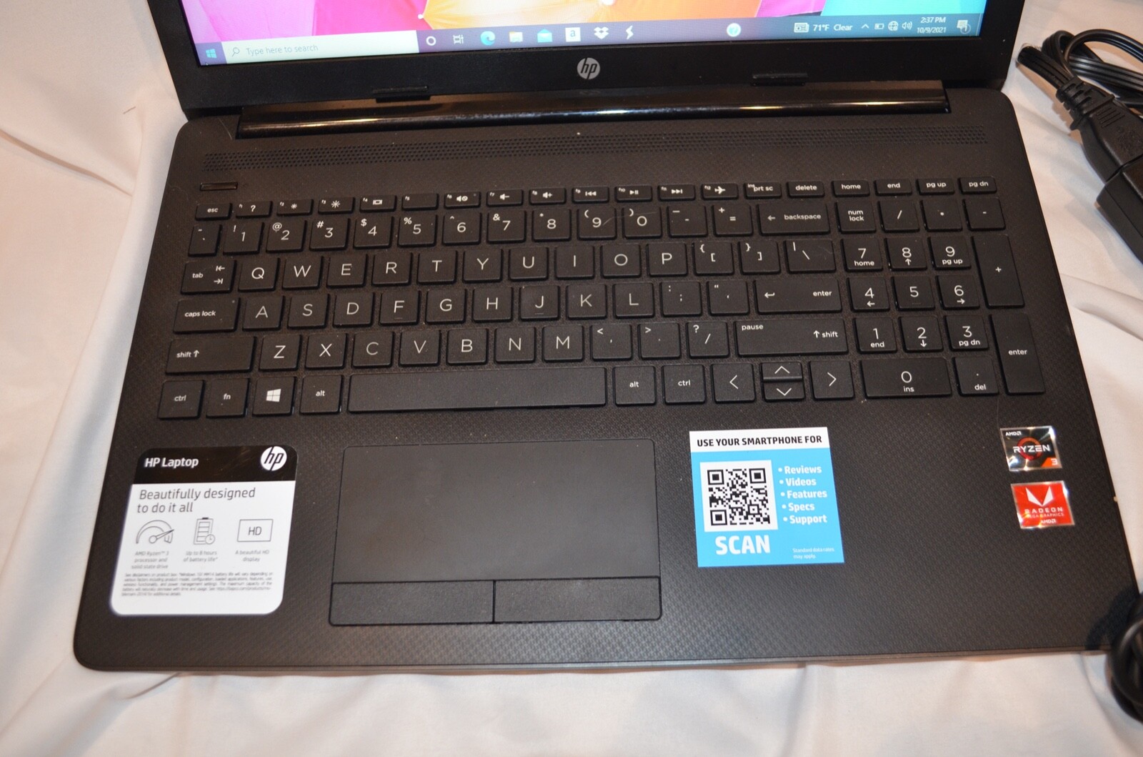 HP Pavilion Laptop db1xxx AMD Ryzen 3 8GB RADEON VEGA MOBILE Gfx 250gb EXCELLENT