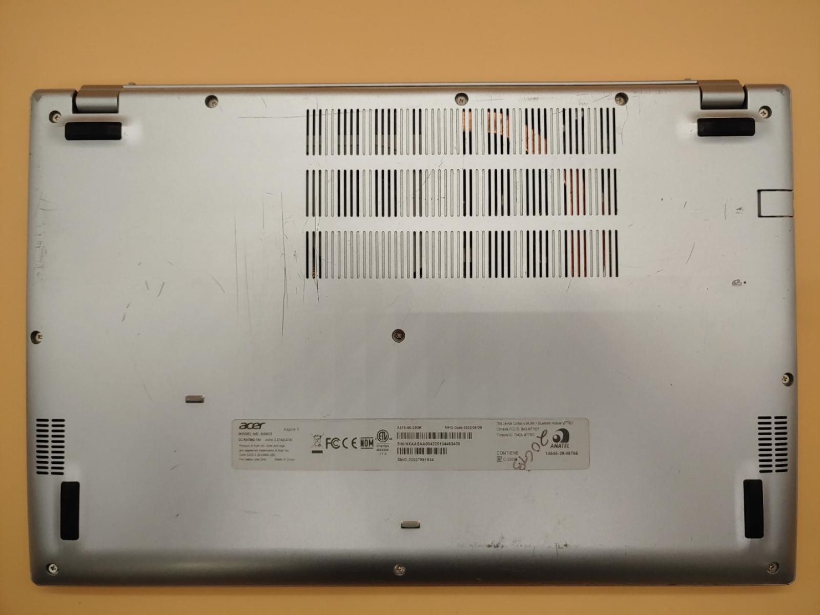 Acer Aspire A515-56 15.6″ Intel i3-1115G4✔20GB✔1TB NVMe✔Win11✔ *NO A/C* *READ*