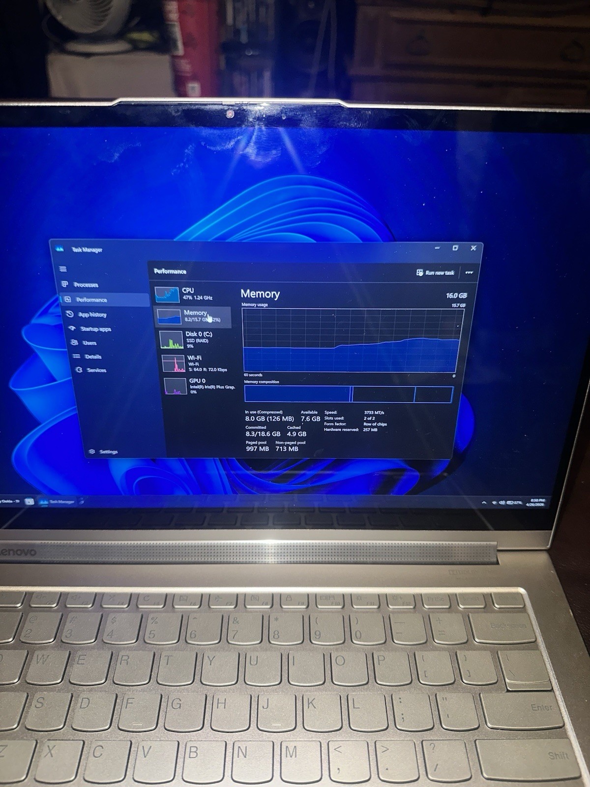 Lenovo Yoga C940 14IIL 14″ 12GB 512GB, Iron Grey