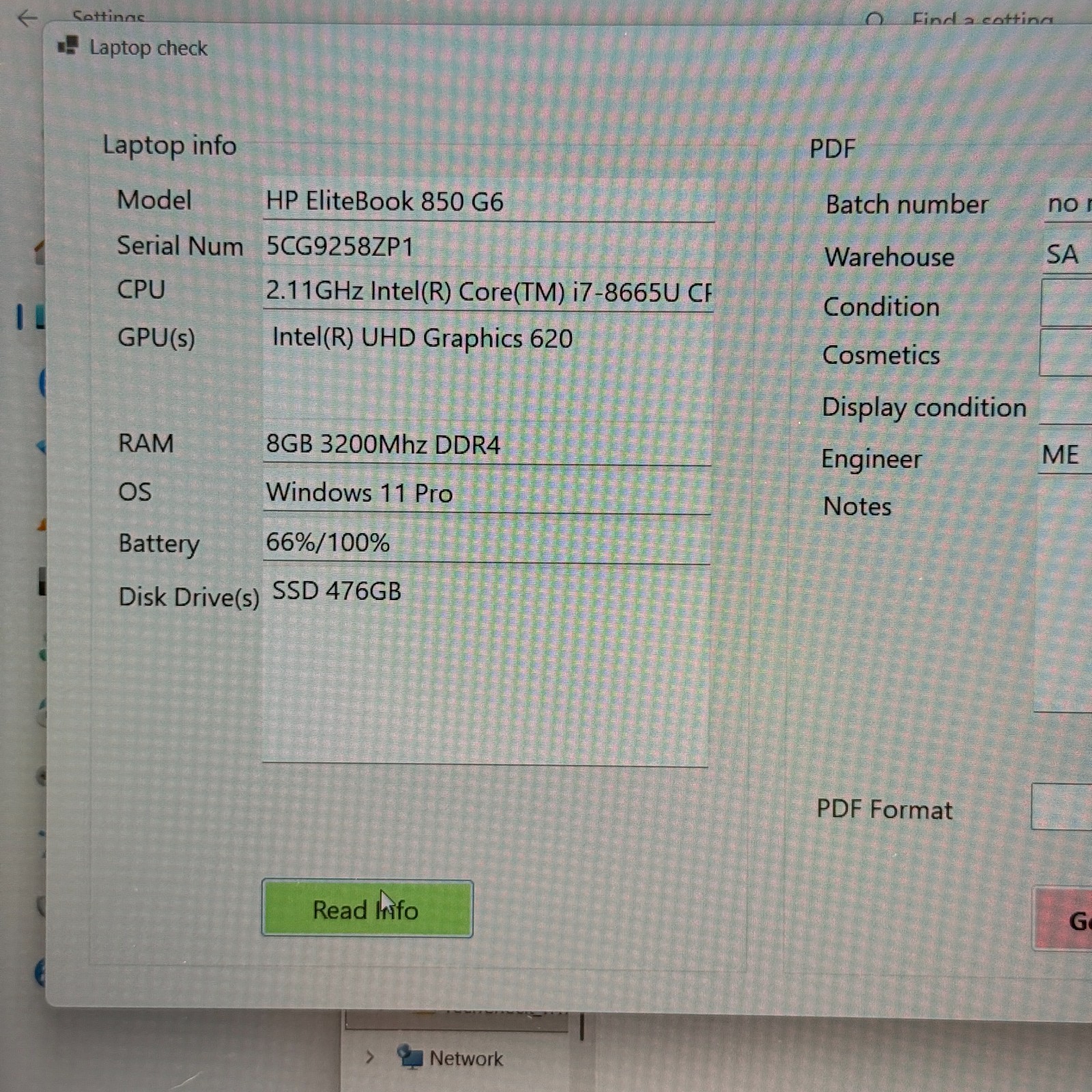 HP EliteBook 850 G6 15.6″ i7-8665U 8GB 512GB SSD Win 11 Pro