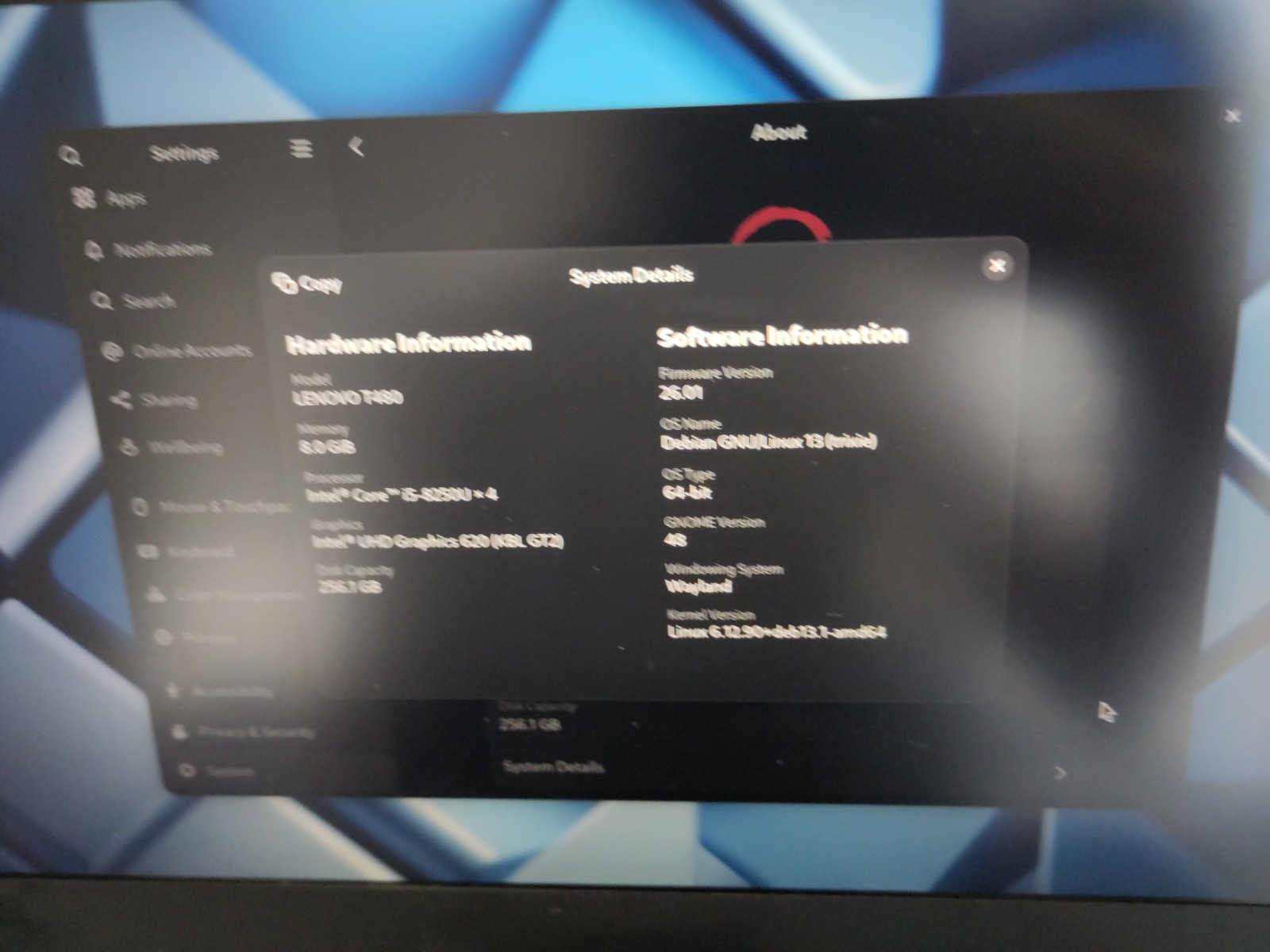 Libreboot ThinkPad T480 | i5-8250U | 8 GB RAM | 256 GB SSD
