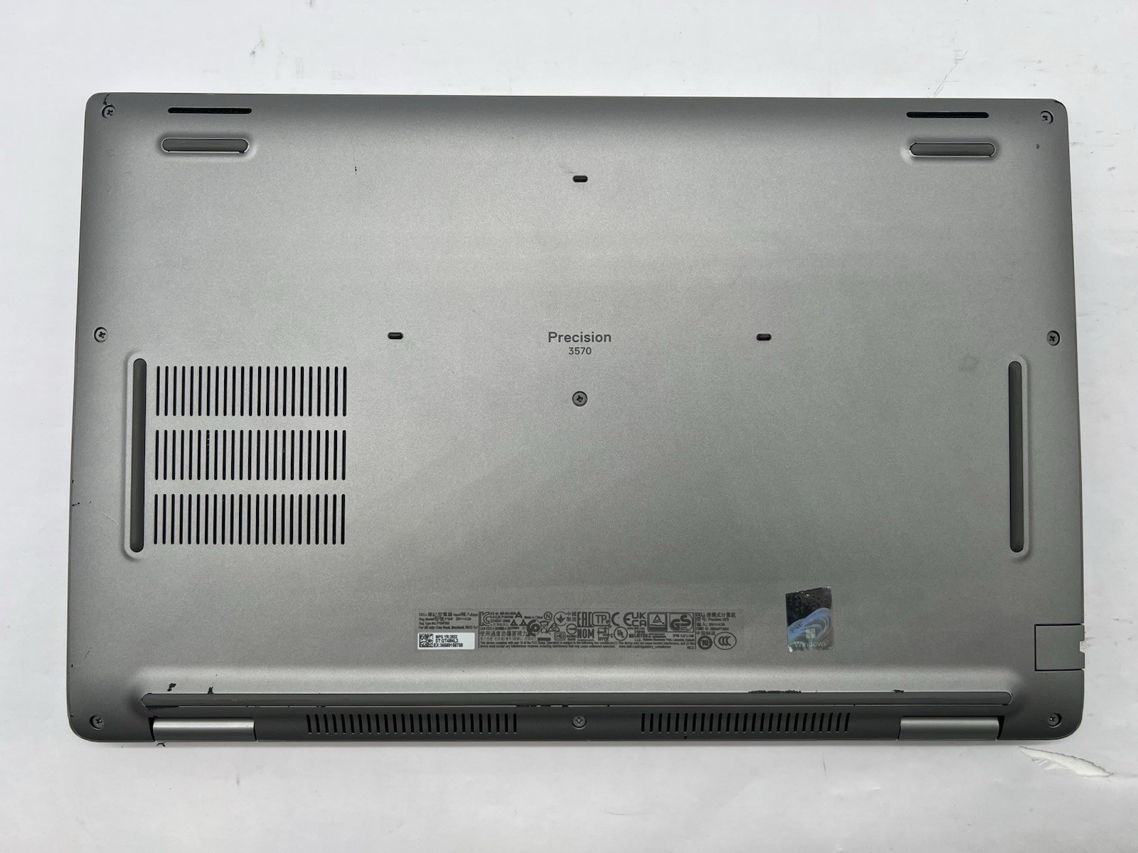 Dell Precison 3570, i5-1245U, No RAM/HDD/Charger, for Parts, As Is