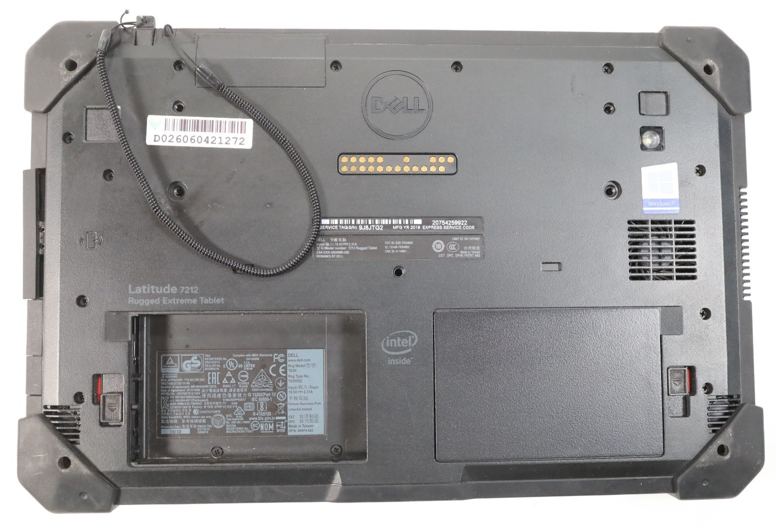 Dell Latitude 7212 Rugged Extreme Tablet 11.6″ 8GB 128GB SSD Parts Repair