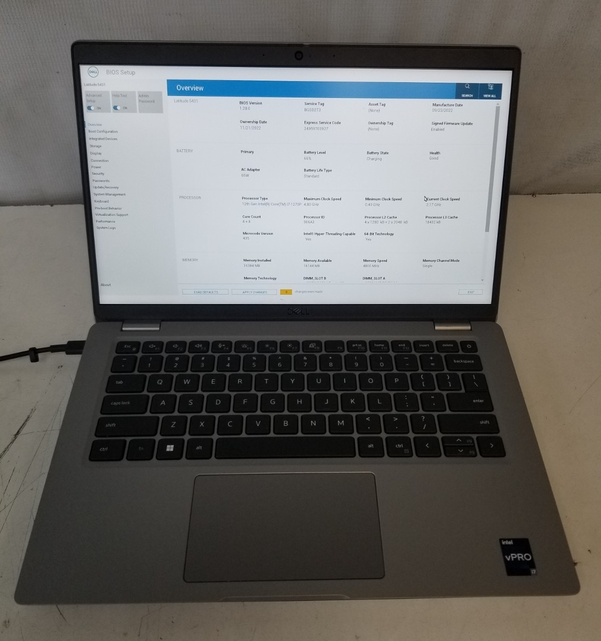 Dell Latitude 5431 14″ Intel i7-1270P 16GB DDR5 NO HDD NO OS/ FREE DELIVERY