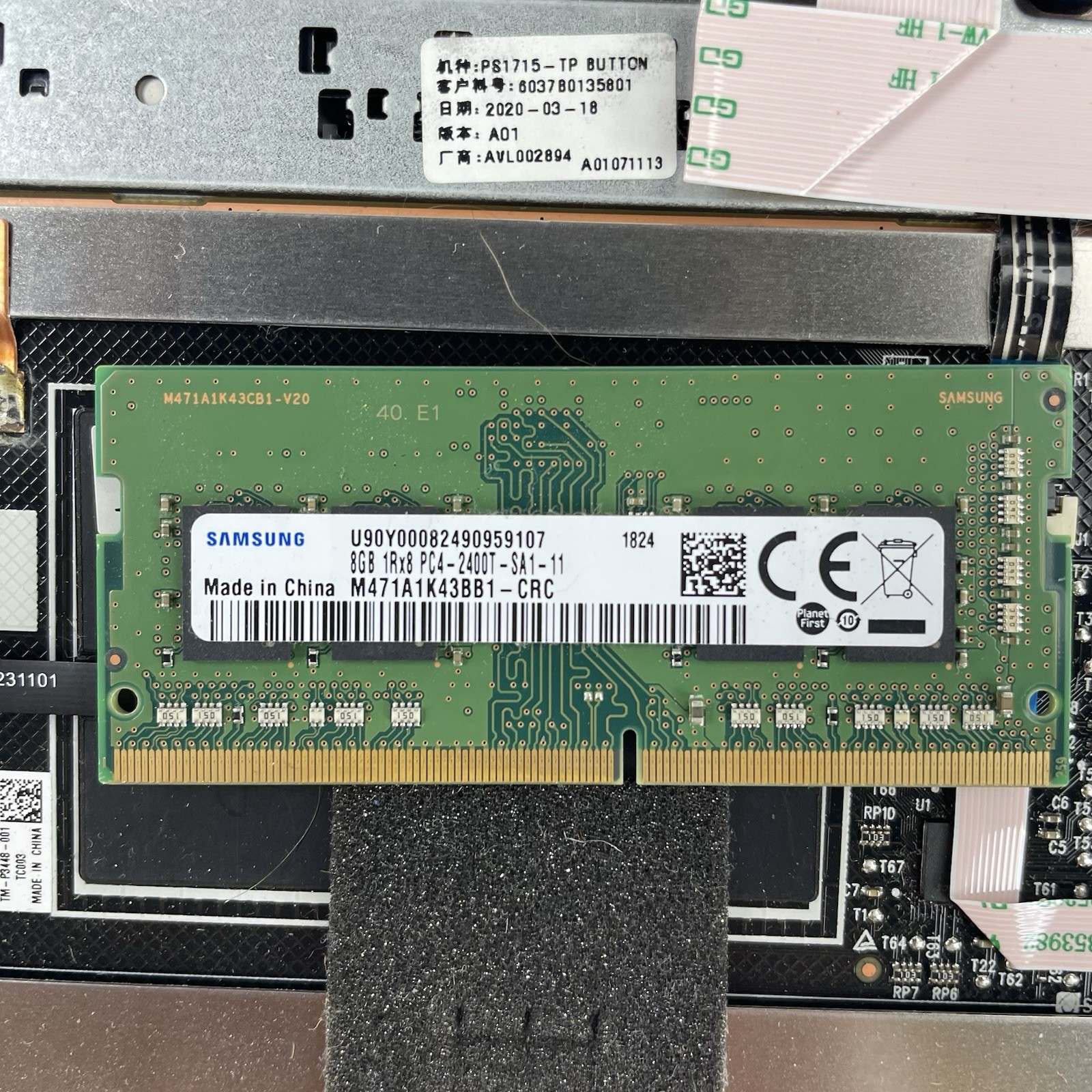HP EliteBook 850 G6 15.6″ i5-8365U 1.60 GHZ 8 GB RAM No SSD/OS/AC/Batt – CMOS