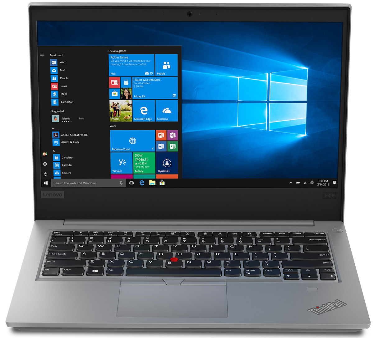 Lenovo ThinkPad E495 14″ AMD Ryzen 5 3000 Series 8GB 256GB Windows 11 Excellent