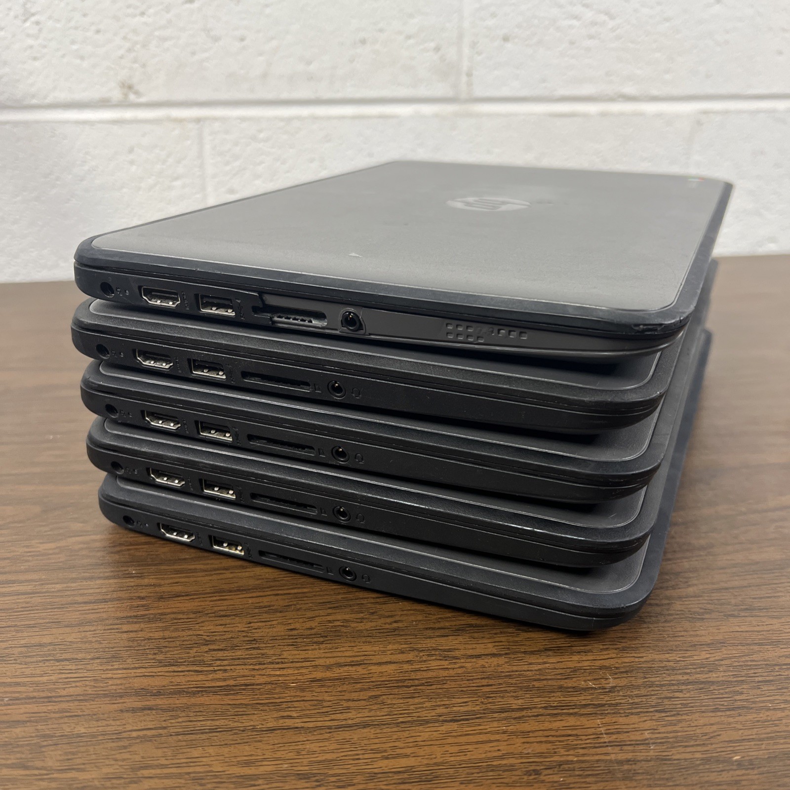 Lot Of 5 HP Chromebook 11 G5 EE | Celeron N3060 1.6GHz CPU | 4G Ram | 16G eMMC