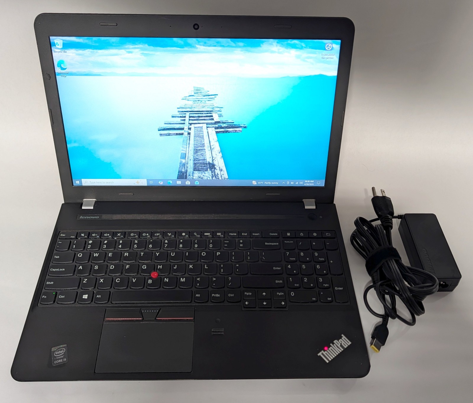 Lenovo Thinkpad 15″ Laptop E550 Intel i5-5200U 8GB RAM 240GB SSD DVDRW Win10 Pro