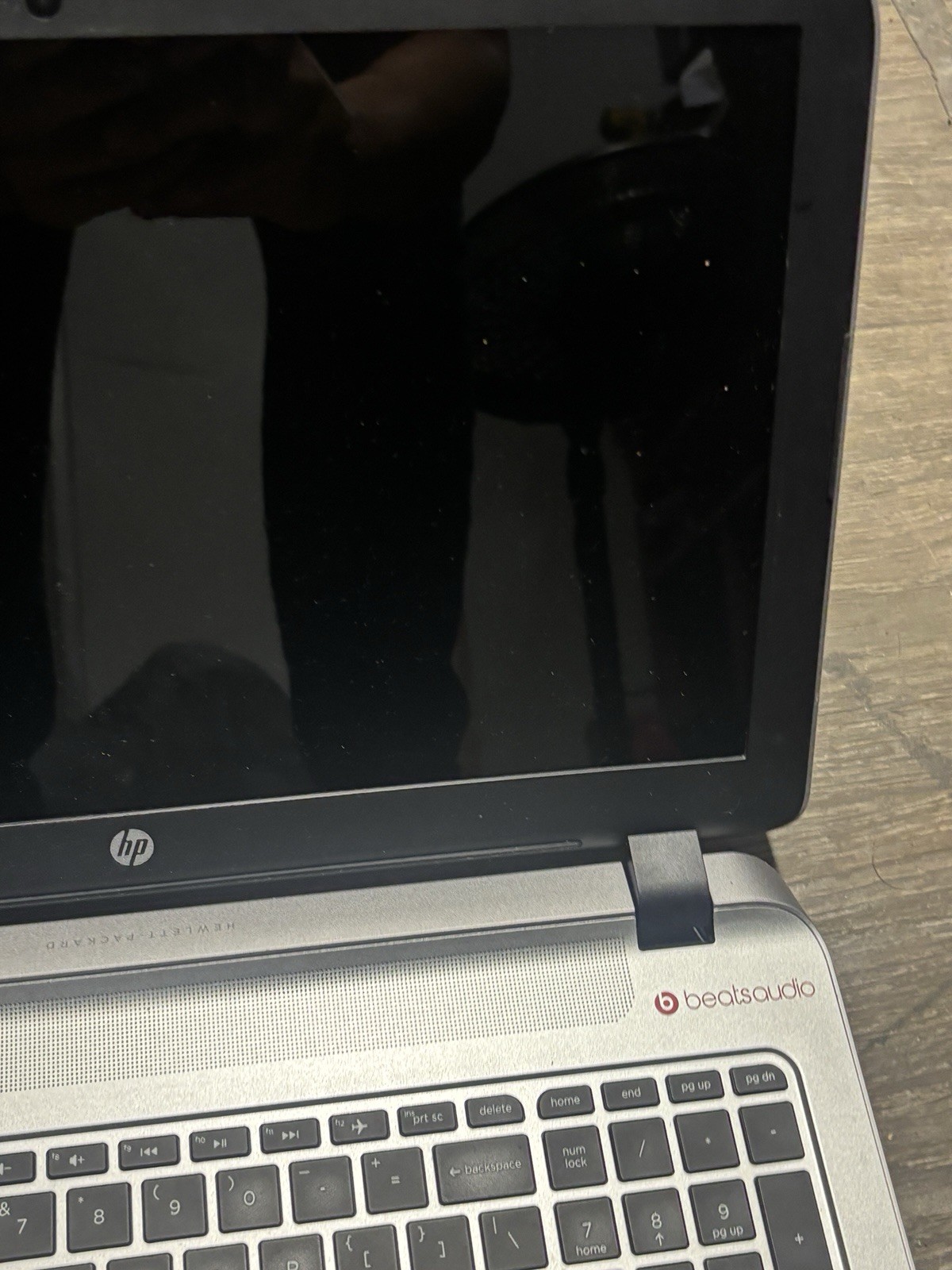 HP Envy Beats Audio Silver Laptop W/ Built Webcam Unit Not tested for parts
