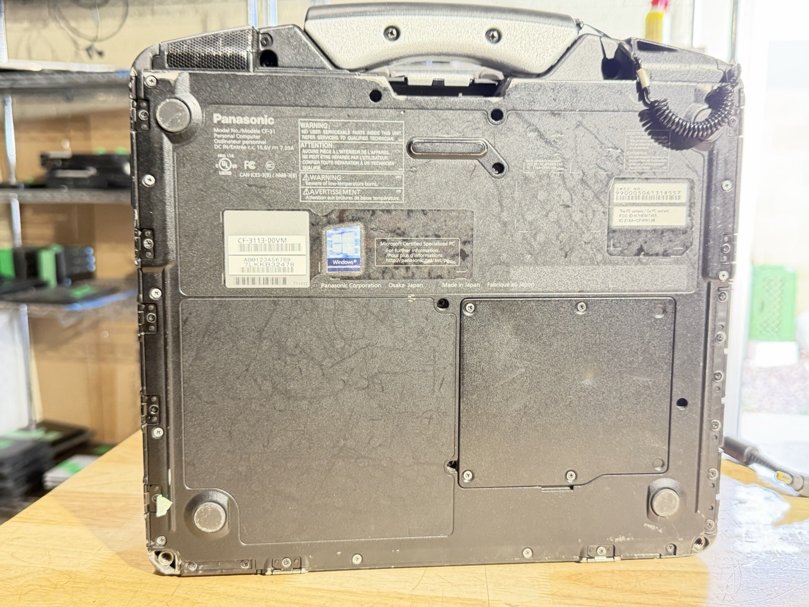 Panasonic Toughbook CF-31 I5-5300u@2.3ghz 16gb Ram 256 GB SSD Win11P 12230 HOURS