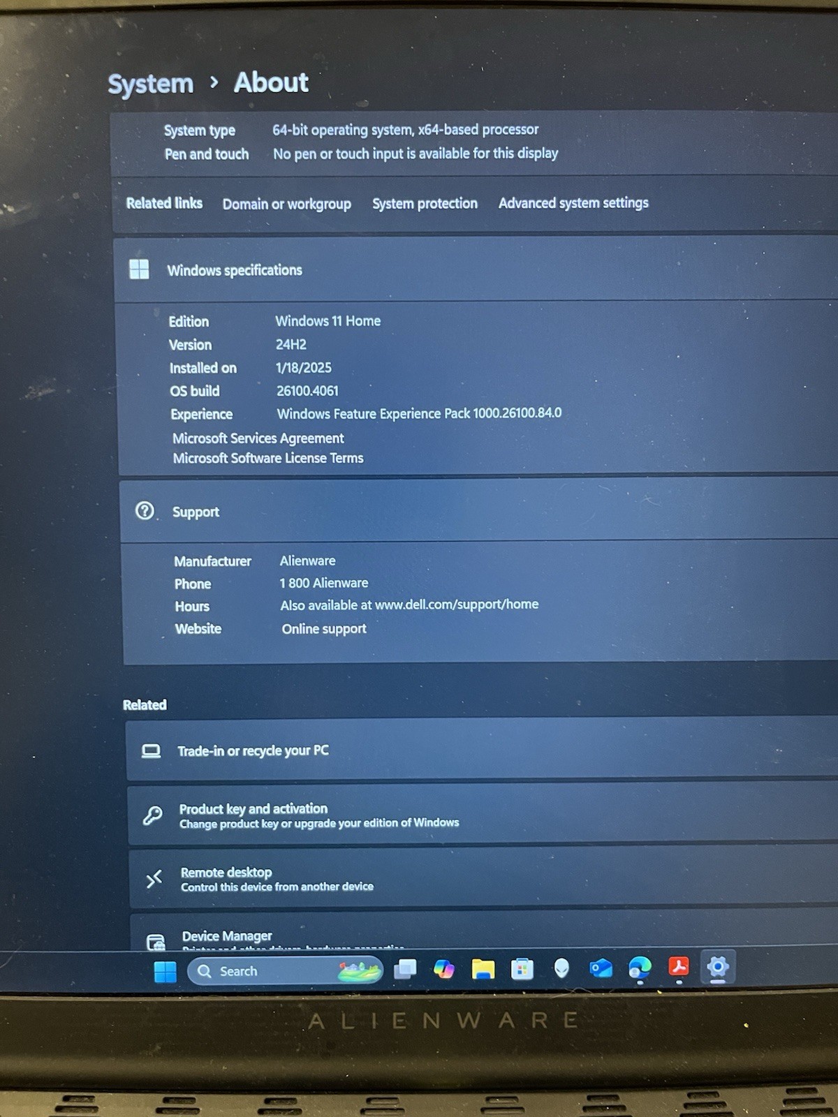 Alienware M16 R2 Gaming Laptop – Intel Core Ultra 9 185H, 32GB RAM, 1TB SSD
