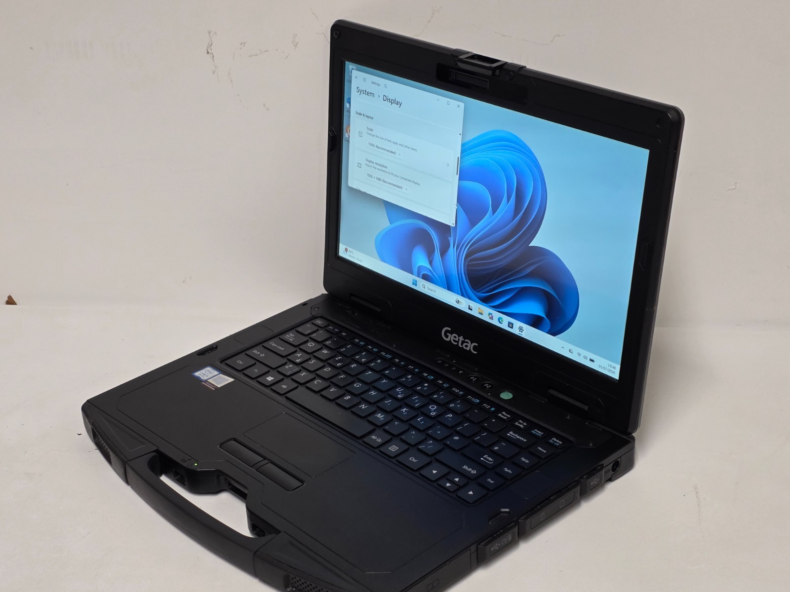 GETAC S410 G3 RUGGED LAPTOP 14″ FHD CORE i5-8265U 8GB 256GB SSD HDMI GPS #040
