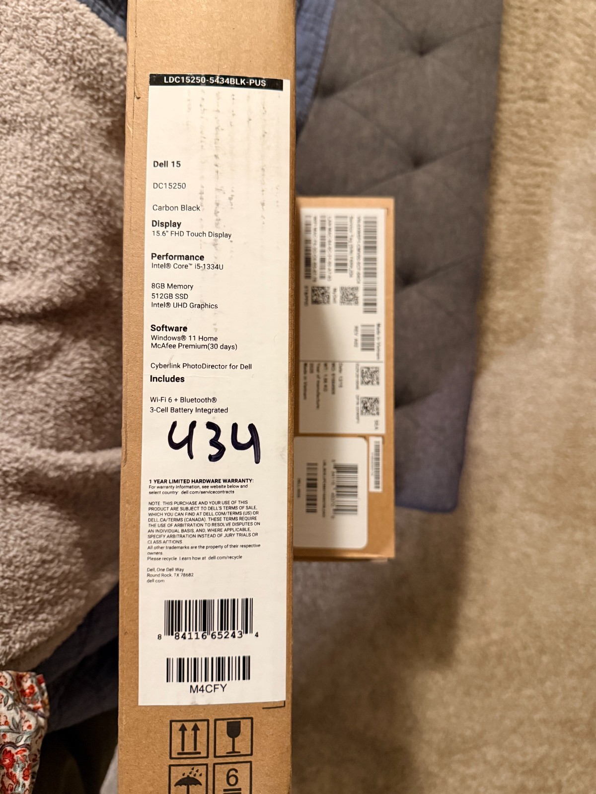 Dell 15.6″ 2K Touchscreen Laptop – Intel 13th Gen Core i5 1334U 8GB mem 512 HD