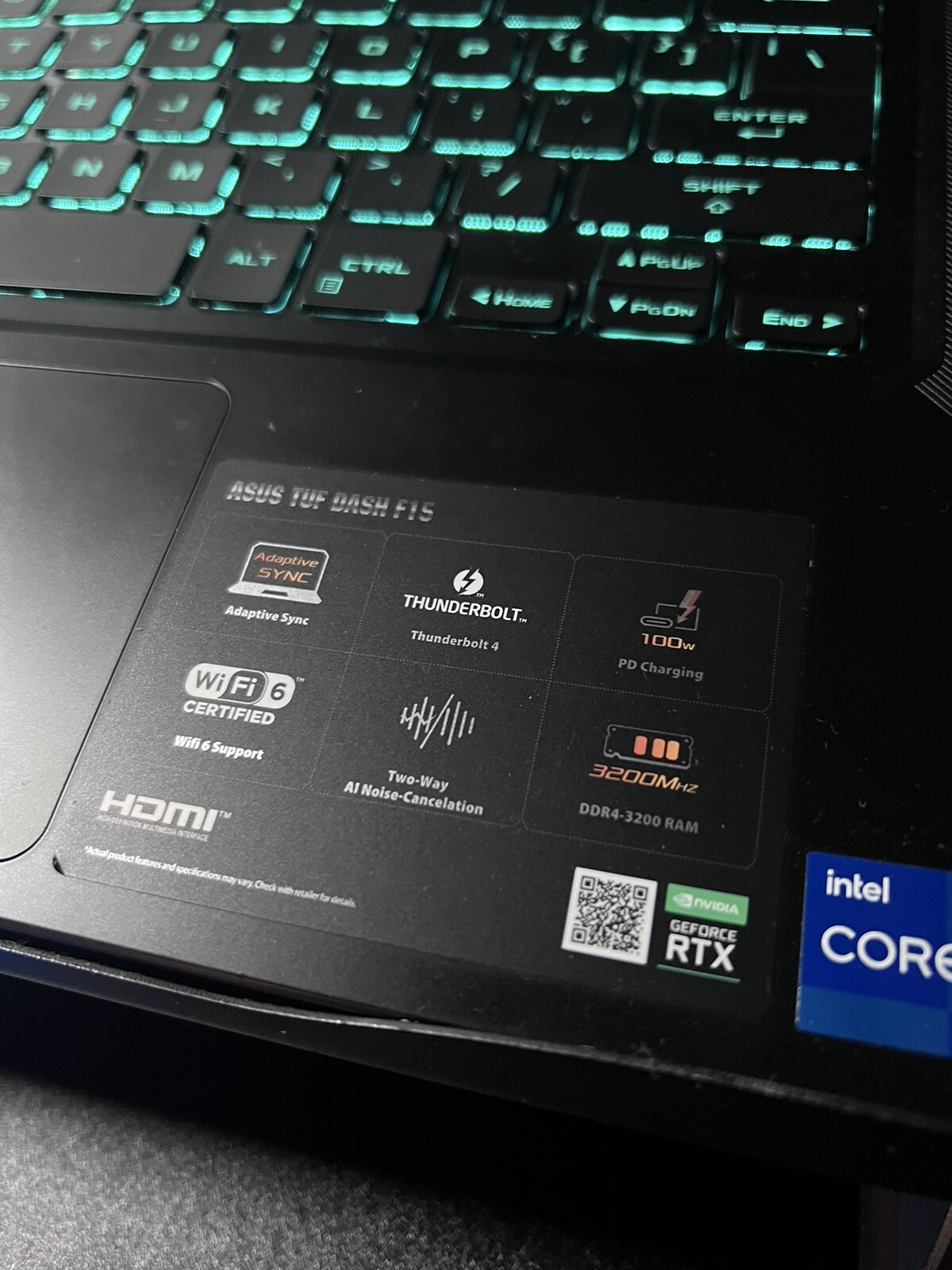 ASUS TUF Dash F15 FX516PM 15.6″ (512GB SSD, Intel Core i7 11th Gen., 3.30…