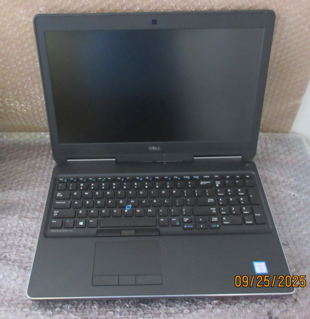 Dell Precision 7510 15″ Intel i7-6820HQ 8GB RAM 256 HDD Windows 10 Pro Laptop