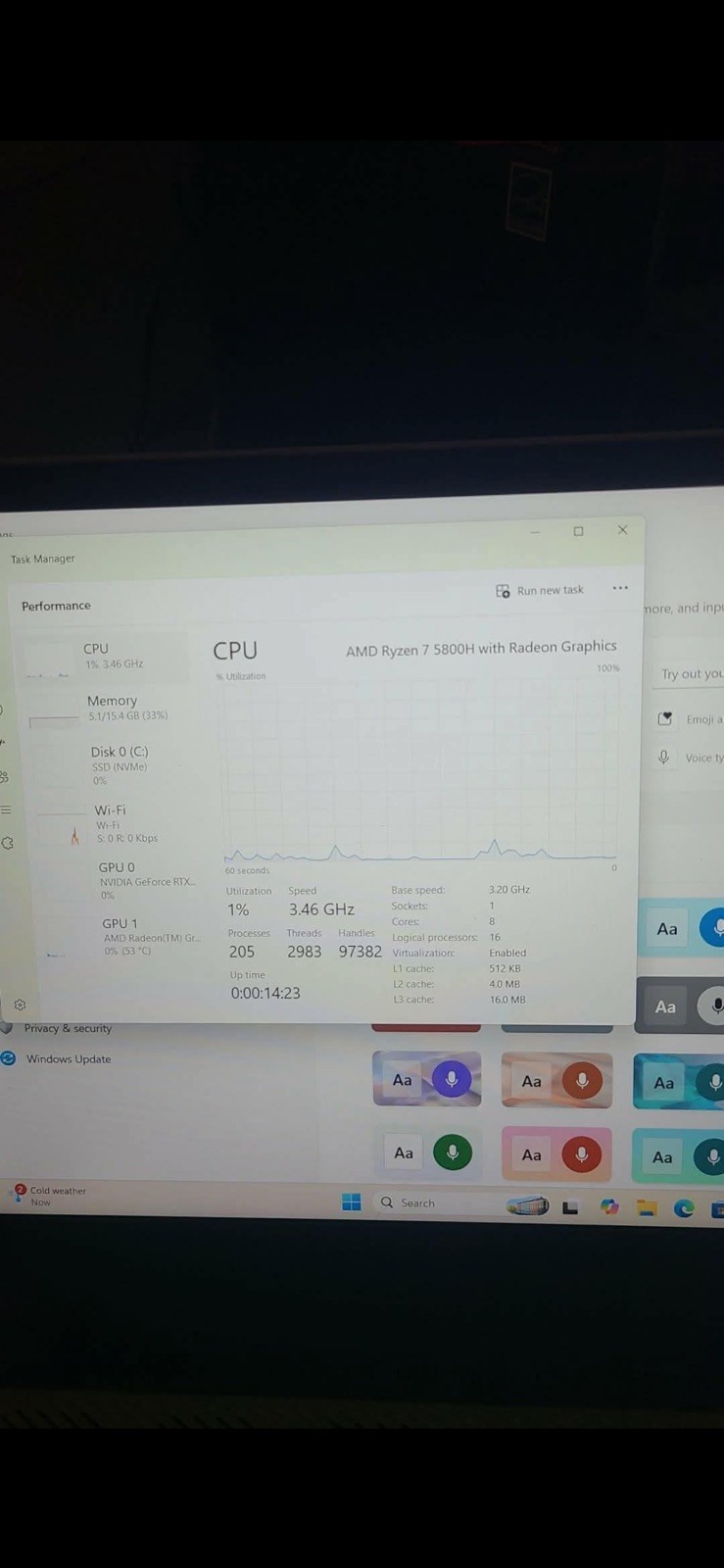 Dell G15 Ryzen Edition Stroage 954GB, GB Graphics Card, 16.0 GB Installed Ram