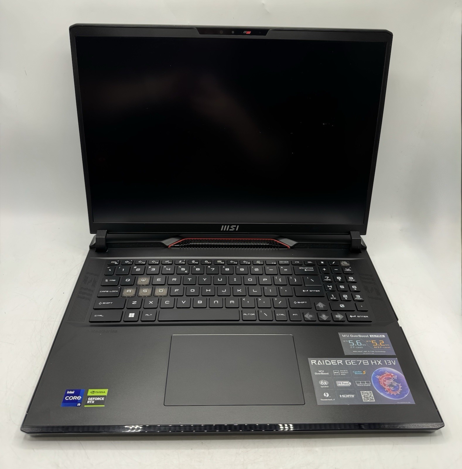 MSI Raider GE78 HX 13V Gaming Laptop – i9-13980HX – RTX 4070 – 32GB RAM –2TB SSD
