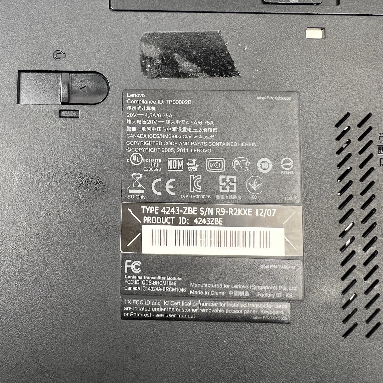 Lenovo ThinkPad T520 Intel i7-2640M 8GB 320GB HDD Win 11 w/ Charger|ELP67, READ