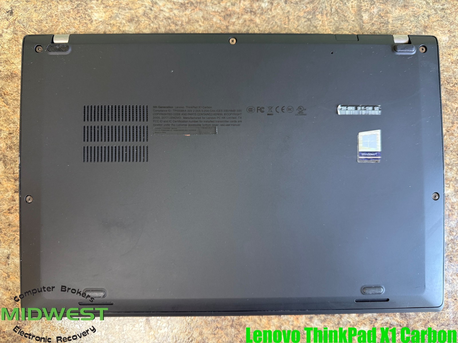 (Lot of 3) Lenovo ThinkPad X1 Carbon i5-7300U/i7-6600U/i7-5600U (See Desc.)
