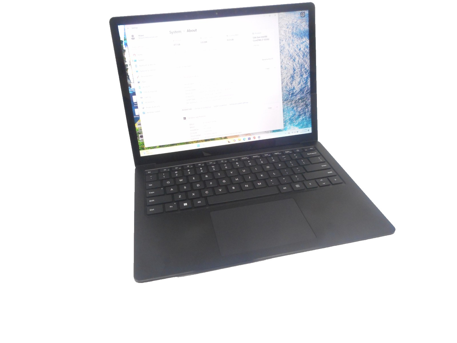 Microsoft Surface Laptop 5 1951 i7-1255U 8GB RAM 256GB SSD Open Box read