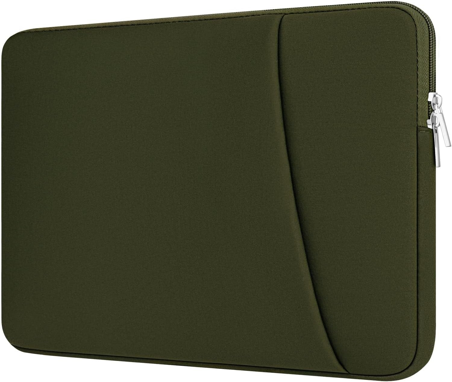 Laptop Sleeve Case with Zipper Accessory Pocket for 13 to 14 inches MacBook Air/