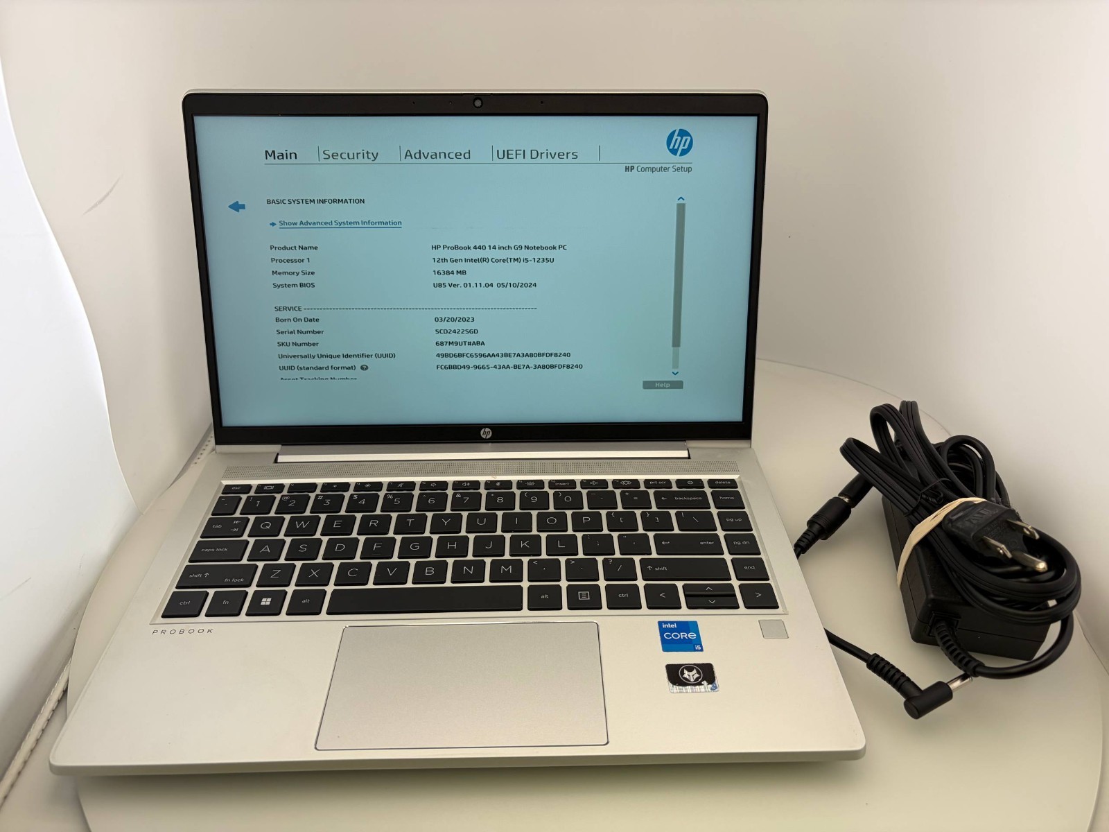HP ProBook 440 G9 14″ i5-1235U@1.3GHz, 16GB RAM, 256GB NVME SSD, WIN 11 Pro