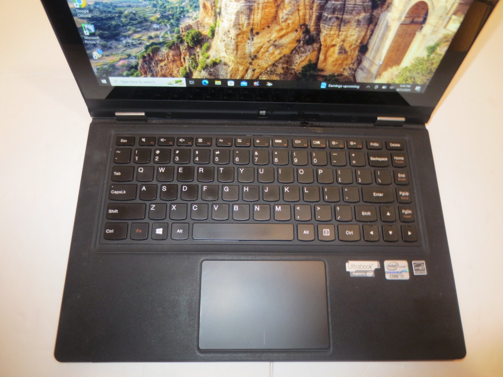 LENOVO YOGA 13 IDEAPAD 2191 CORE i7-3537U@2.0GHz 8GB RAM 500GB SSD WINDOW 10