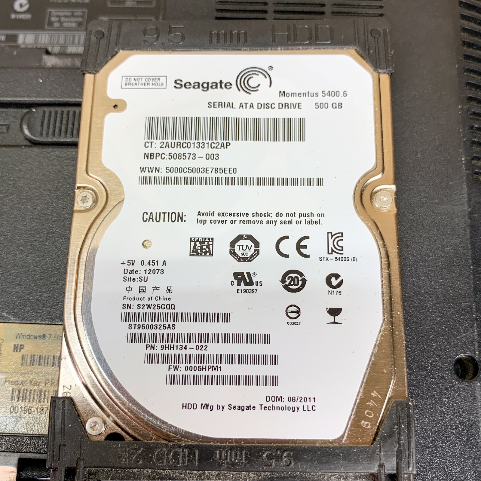 HP Pavilion g7-1219wm 17″ AMD E-450 1.65GHz 500GB HDD 4GB RAM with Charger READ